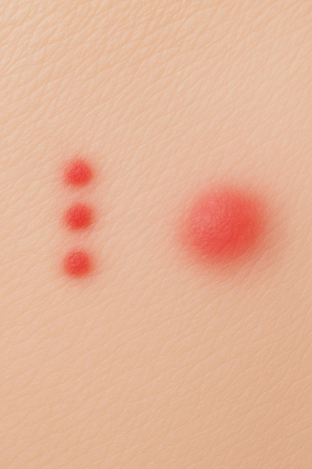 Сравнение укусов клопа и комара